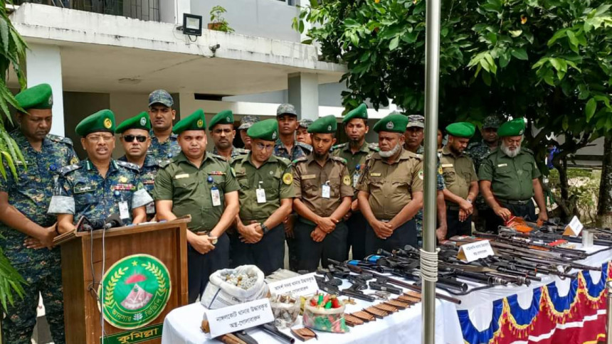 firearms recovered in Cumilla