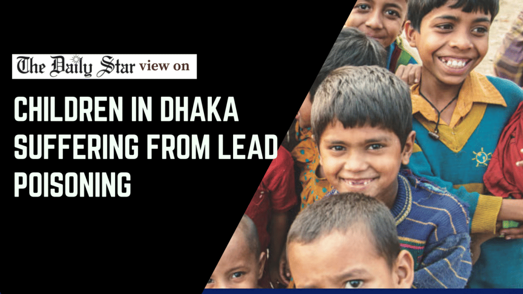 Lead contamination in Dhaka child blood samples