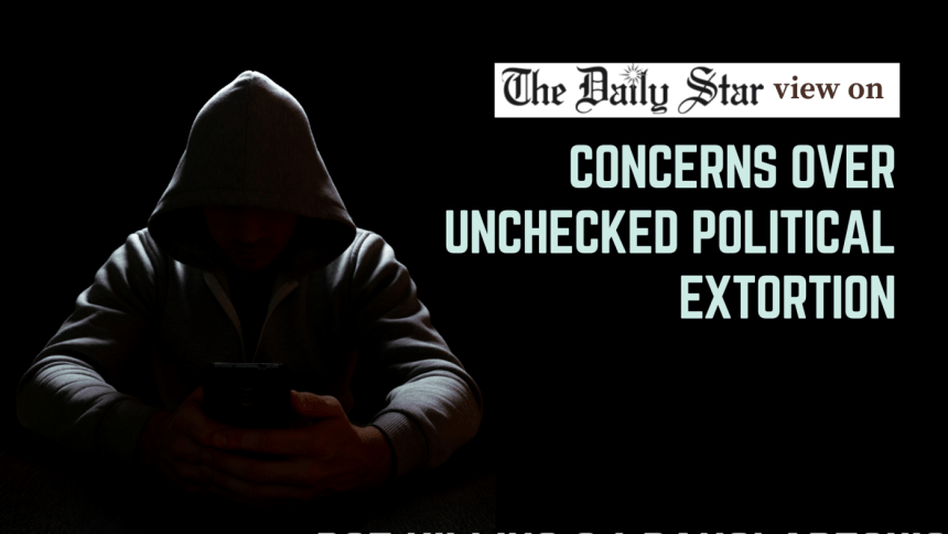 political extortion in Bangladesh