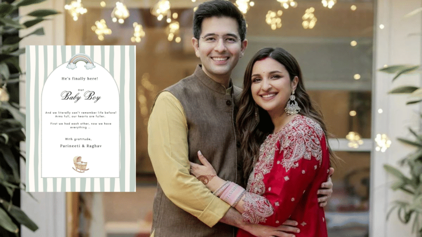 Parineeti Chopra, Raghav Chadha welcome baby boy