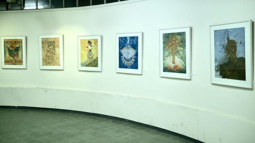 Samina Zaman’s ‘Poetry of Time’ impresses at Zainul Gallery