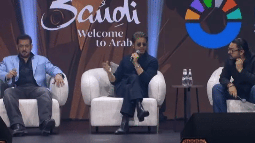 Bollywood’s Khans reunite in Riyadh, calling each other ‘family’ at Joy Forum