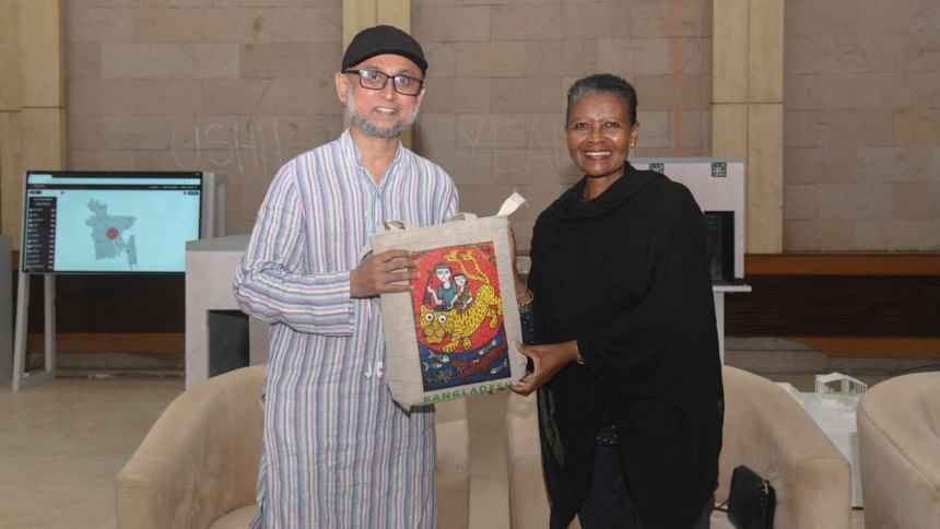 ‘We must collectively fight against forgetting’: Farooki meets FIDH President at July Museum